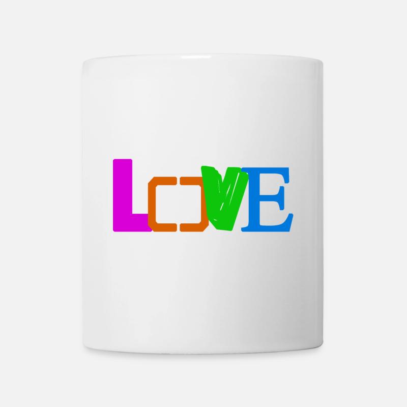 AMOUR - Mug blanc - blanc