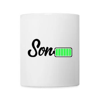 Son battery - Mug - white - Front