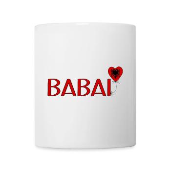 Babai Albania Flag Balloon - Mug - white - Front
