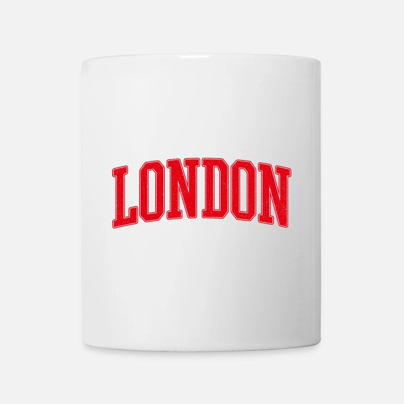 London Varsity Emblem - Tasse - Weiß