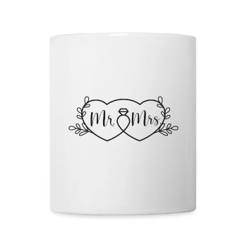Mr Mrs - Mug blanc - blanc - Devant