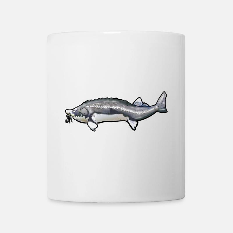 Motif de queue de kelfish arraché - Mug blanc - blanc