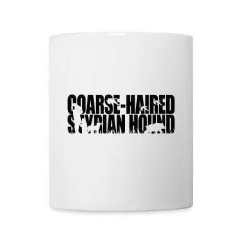 COARSE HAIRED STYRIAN HOUND Hunting Dogs Wilsigns - Mug - white - Front