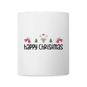 Happy Christmas - Tasse - Weiß - Vorne