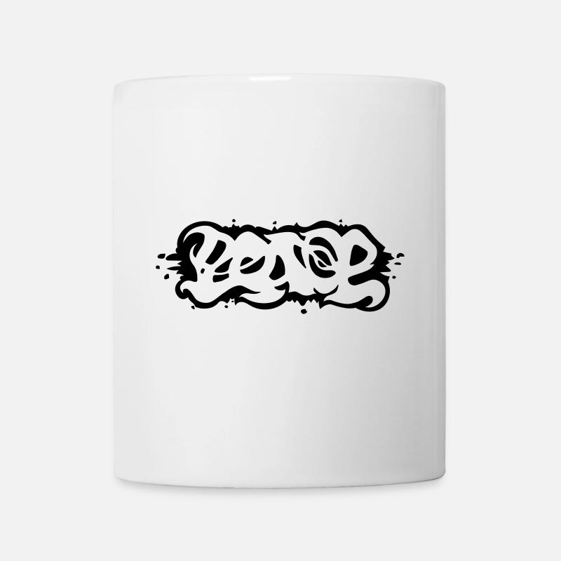 Peace - Tasse - Weiß