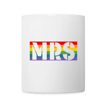 Chemise arc-en-ciel MRS - Mug blanc - blanc - Devant