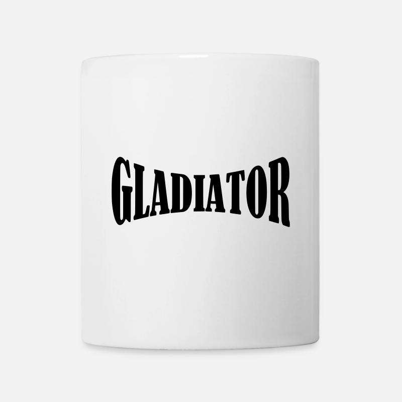 Chemise de gladiateur - Mug blanc - blanc