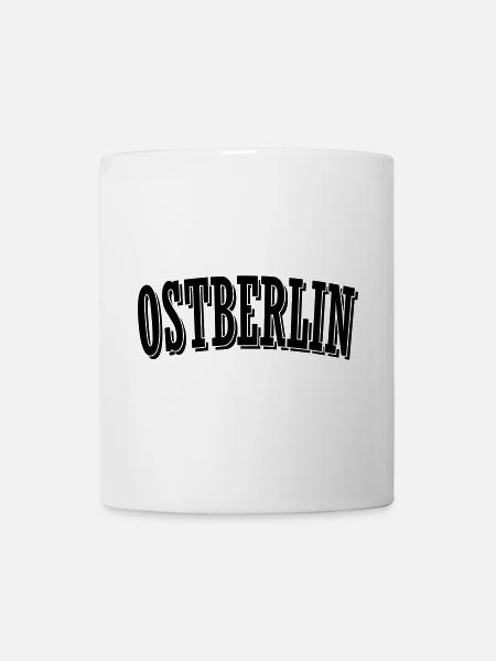 ostberlin shirt - Tasse - Weiß