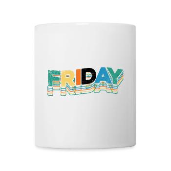 Freitag Retro Stack Letters - Tasse - Weiß - Vorne