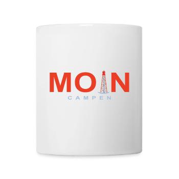 Moin Campen, Krummhörn, Nordseeküste, Deutschland - Tasse - Weiß - Vorne