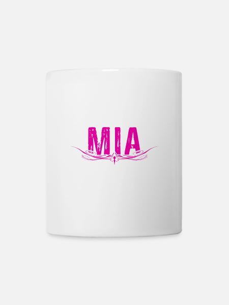 MIA verziert - Tasse - Weiß