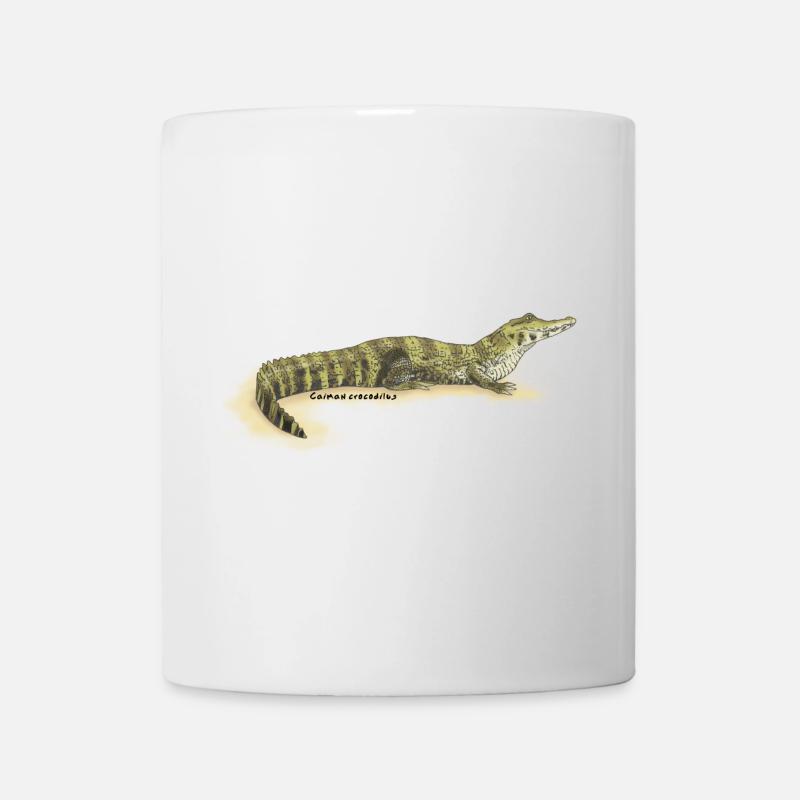 Baba (Caiman crocodilus) - Mug blanc - blanc