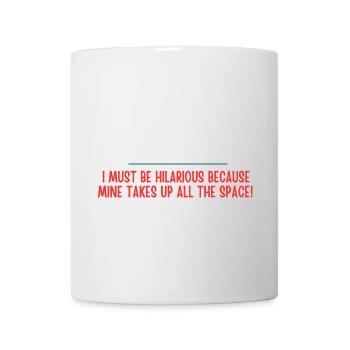 Citation spirituelle du Space-Taker Tee - Mug blanc - blanc - Devant