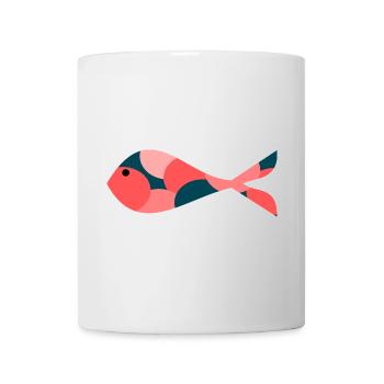 SARDINE. FISCH. APRILSCHERZ. OSTERN. MEER - Tasse - Weiß - Vorne