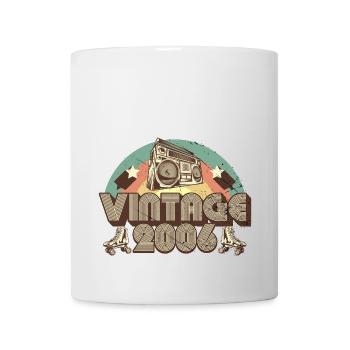 2006 Anniversaire né en 2006 Retro Vintage - Mug blanc - blanc - Devant