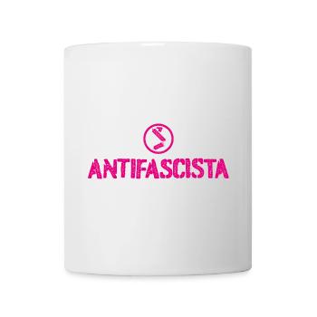 Antifasciste - Mug blanc - blanc - Devant