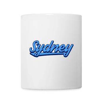 Sydney Ocean Script Logo - Tasse - Weiß - Vorne