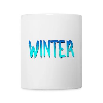 SCHRIFTZUG WINTER - Tasse - Weiß - Vorne