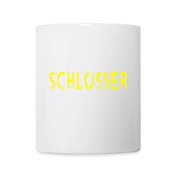Schlosser Handwerker Design - Tasse - Weiß - Vorne