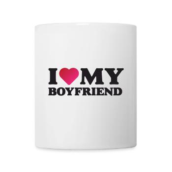 J’aime mon petit ami - Mug blanc - blanc - Devant