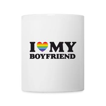 Ich liebe meinen Freund - LGBTQ - Tasse - Weiß - Vorne