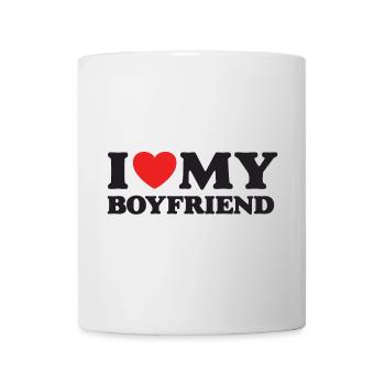J’aime mon petit ami - Mug blanc - blanc - Devant