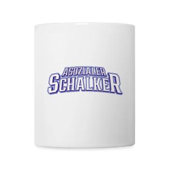 Asozialer Schalker | Gelsenkirchen Schalke - Tasse - Weiß - Vorne