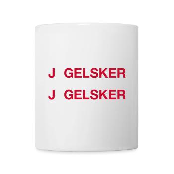 I LOVE DENMARK Denmark flag - Mug - white - Front