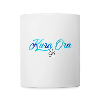 KURA ORA (Meerblau) - Tasse - Weiß - Vorne