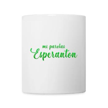 My Esperanton's parolas - Mug - white - Front