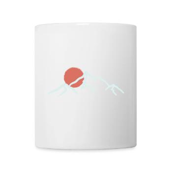 Sunlit Peak Minimal Mountain - Mug - white - Front