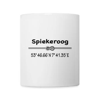 Spiekeroog - Tasse - Weiß - Vorne