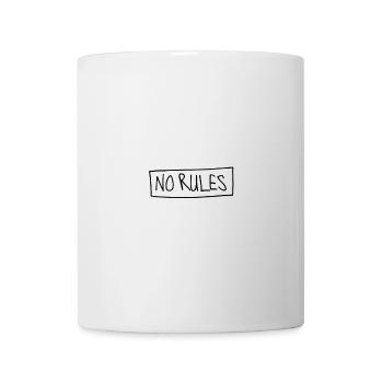 NO RULES - Tasse - Weiß - Vorne