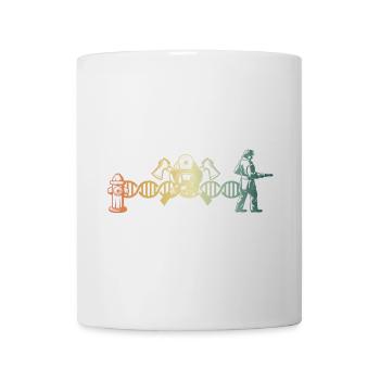 Firefighter Fire Brigade DNA DNA - Mug - white - Front