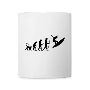 Développement d’un surfeur - Mug blanc - blanc - Devant