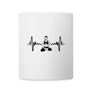 Yogini Heart Line - Mug - white - Front