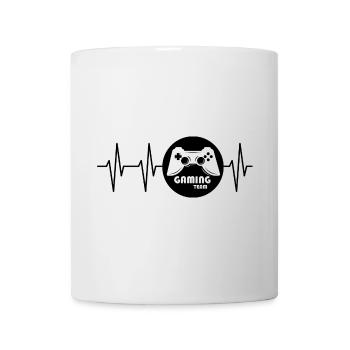 pulse gaming heartbeat controller icon icon logo - Mug - white - Front