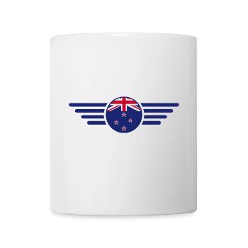 T-shirt design de style néo-zélandais - Mug blanc - blanc - Devant