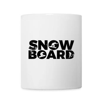 Snowboard - Mug - white - Front