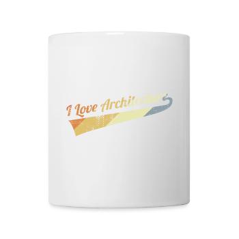 I Love Architecture - Mug - white - Front