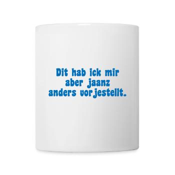Berliner Icke Dicton - Mug blanc - blanc - Devant