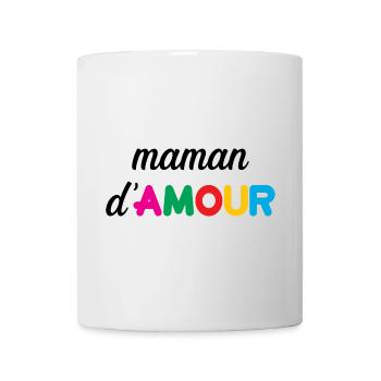 Maman d'Amour - Mother's Day - Mug - white - Front