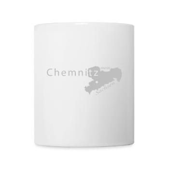 Chemnitz - Mein Sachsen - Heimatstadt - Tasse - Weiß - Vorne