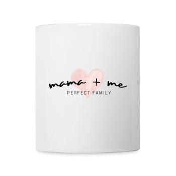 Ensemble maman et enfant | Famille parfaite | Dicton d’enfant - Mug blanc - blanc - Devant