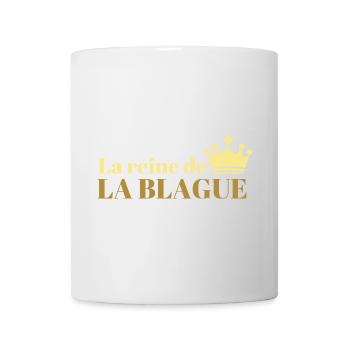 Die Königin der Witze - Tasse - Weiß - Vorne