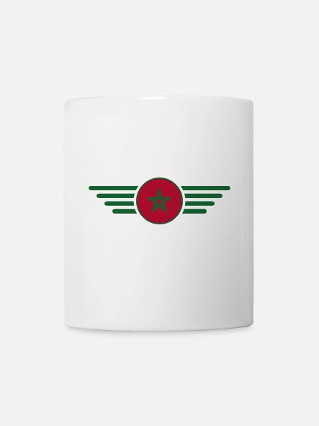 Ich liebe Marokko, Eleganz Stil Design T-Shirt - Tasse - Weiß