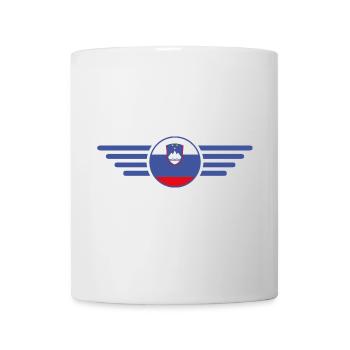 Ich liebe Slowenien, Eleganz Stil Design T-Shirt - Tasse - Weiß - Vorne
