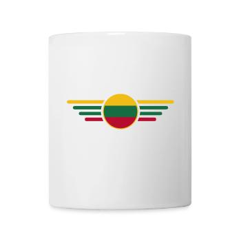 I Love Lithuania, Elegance Style Design T-Shirt - Mug - white - Front