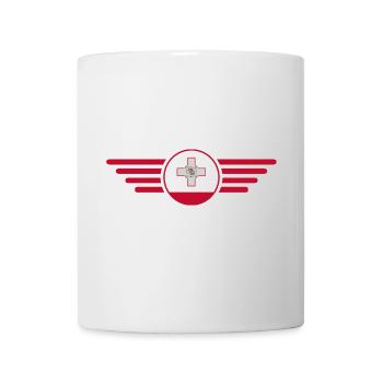 J’aime Malte, T-shirt design de style élégance - Mug blanc - blanc - Devant