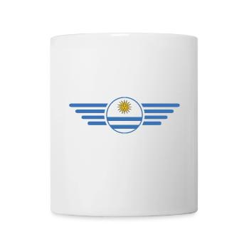 Ich liebe Uruguay, Eleganz Stil Design T-Shirt - Tasse - Weiß - Vorne